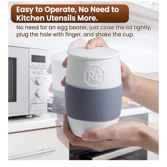 Pampered Chef Ceramic Egg Cooker 1529 Microwave Healthy Breakfast Kitchen Tool - Picture 13 of 14